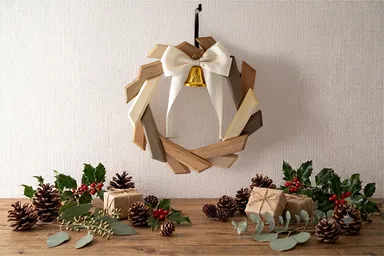 寄木のリース～クリスマス～