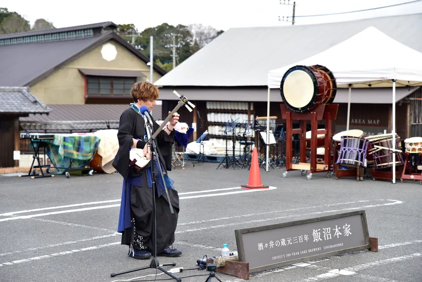 津軽三味線奏者 雅勝の演奏(2025年開催時)