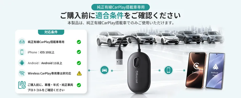 ご購入前にチェック!Play2Video Sの対応車両とスマートフォン
