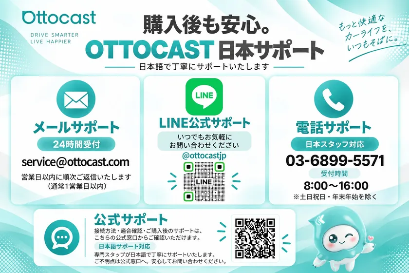 OTTOCASTの日本語サポート