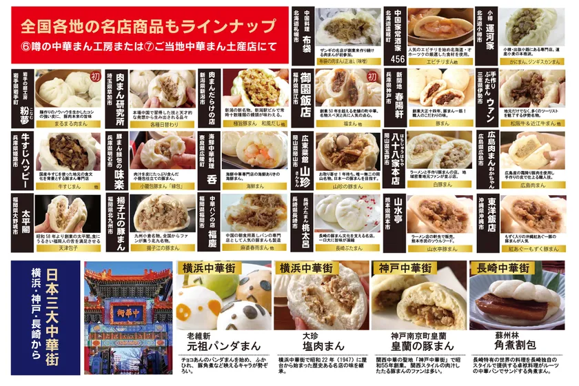 主な出品ご当地中華まん2
