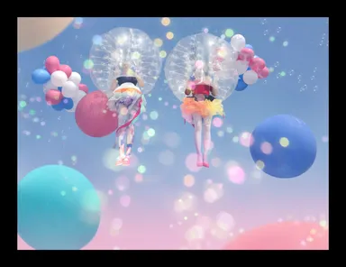 女子バブルサッカー2