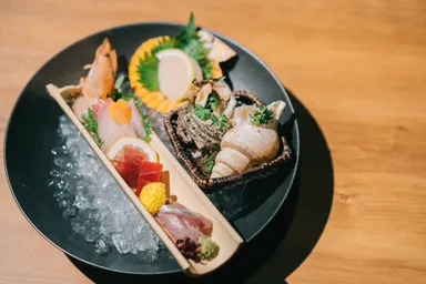新鮮な魚介の数々