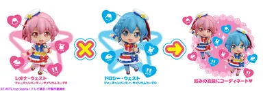 ねんどろいどこ～で コーデ(着せ替え)例