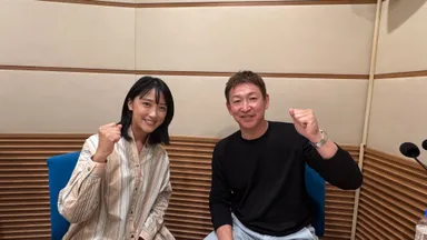 立浪和義さんとMC竹内由恵さん