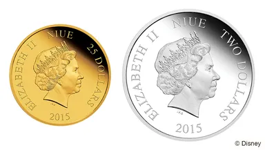 金・銀貨エリザベス面