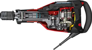 電動コンクリートブレーカー 次世代 TE 1000-AVR本体内部
