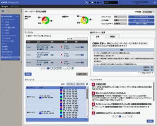 ベリント顧客応対CRM『KANA Enterprise』顧客応対時のログイン画面サンプル