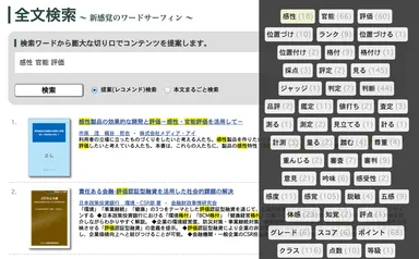 キーワードを元に大量の連想ワードを導く_GUI