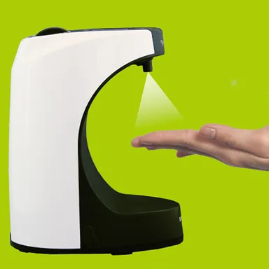 ノータッチで簡単消毒