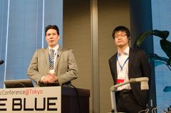 自動車用ECUソフトの攻撃手法に関して語る岡 デニス 健五氏と松木 隆宏氏