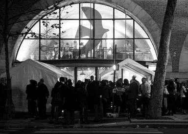 パリ、マレ地区のリヨン駅近くにある、アトリエを併設したショップ