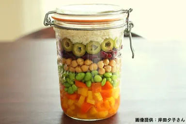 次点「ジャーサラダ(メイソンジャー)」