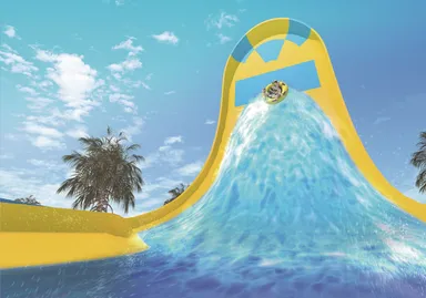 (4)壁に向かって急上昇からの急降下！