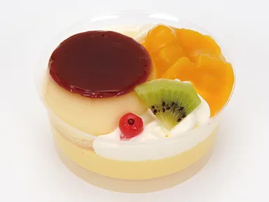 夏のプリンアラモード～マンゴー仕立て～