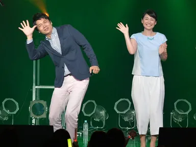 ゴゴスマ感謝祭ステージで踊る石井アナ、古川アナ