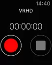 Voice Recorder HD　Apple Watch画面