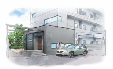 エントランス完成予想イラスト