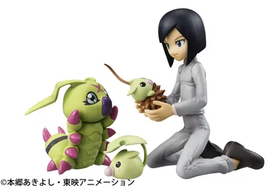 G.E.M.シリーズ デジモンアドベンチャー02 一乗寺賢＆ワームモン(3)