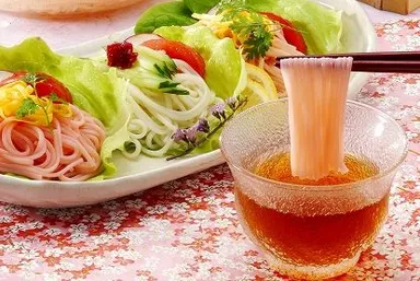 白石温麺(うーめん)調理例