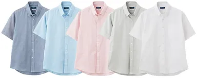 オックスボタンダウンシャツ