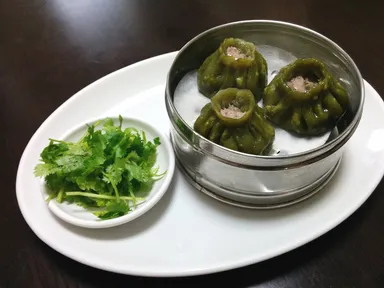 香菜蒸しギョウザ