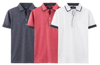 デザイン無地スキッパー