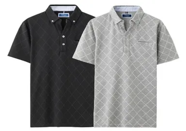 アーガイル柄スキッパー