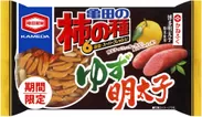 192g 亀田の柿の種　ゆず明太子　6袋詰