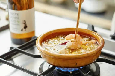 調理例)アヒージョ