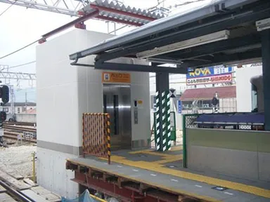 工事進捗状況【西改札側エレベーター（下りホーム）】