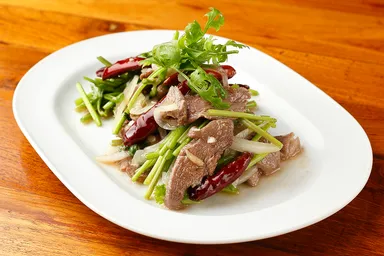 ラムのパクチー炒め