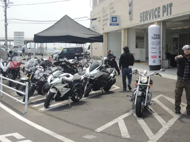 バイクの試乗車もたくさん