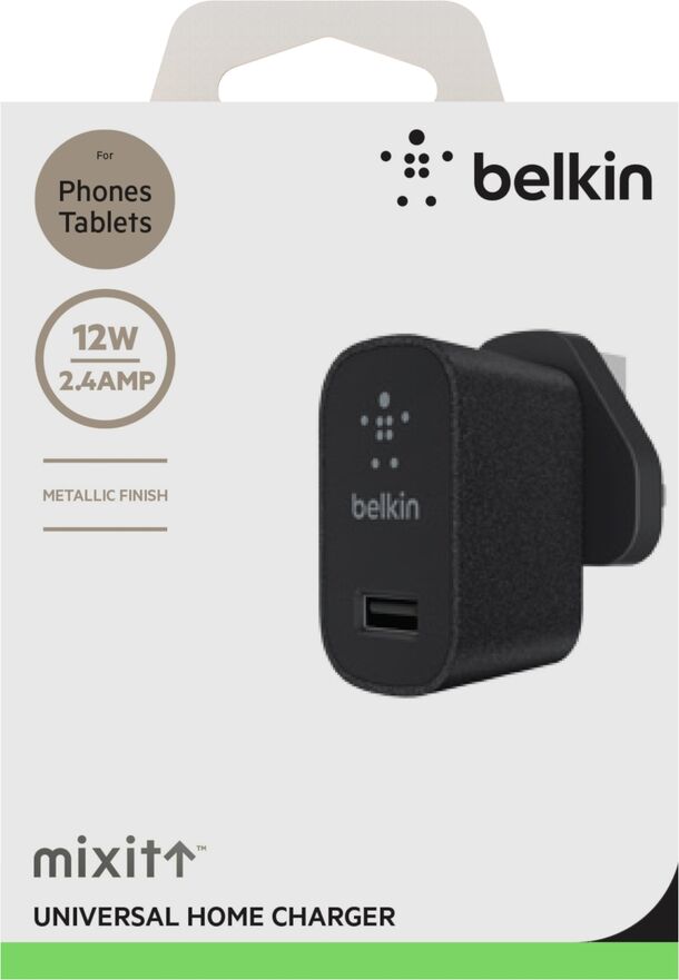 Belkin MIXIT↑(TM) メタリックホームチャージャー(ブラック)