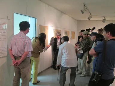 稚内市北方記念館での学芸員による解説