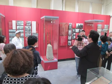 サハリン州郷土博物館で北緯50度線にあった日露の国境標石を見る