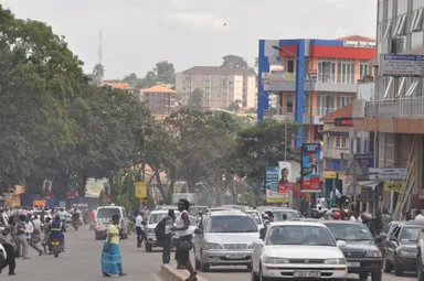 ウガンダ首都カンパラ市内