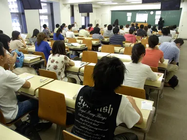 筆記5級受験風景