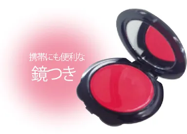 携帯に便利な鏡つき