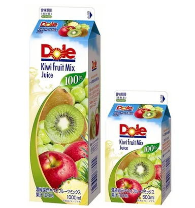 『Dole(R) キウイフルーツミックス 100％』1000ml、500ml