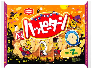 210gハッピーターン7袋詰ハロウィン