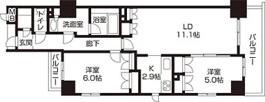 Fタイプ　間取り