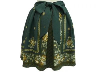 スカーフパネル花柄スカート