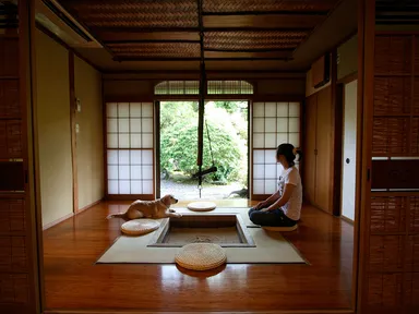 離れ特別室囲炉裏の間