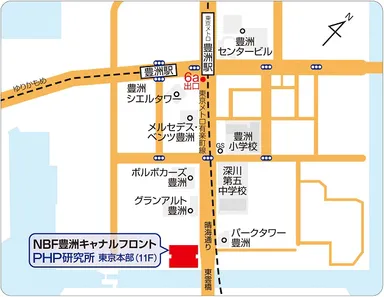 イベント会場地図（ＰＨＰ研究所）