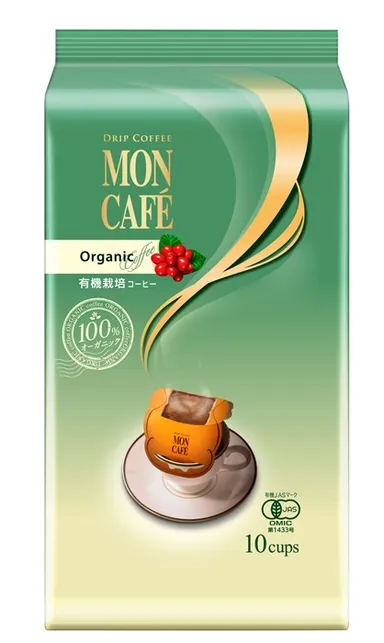 <モンカフェ>有機栽培コーヒー（10袋入）