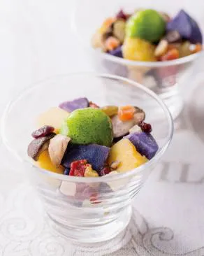 (7)茸とじゃがいものベジタブルパフェ