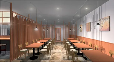 【方舟】テーブル席の他に個室のご用意もございます