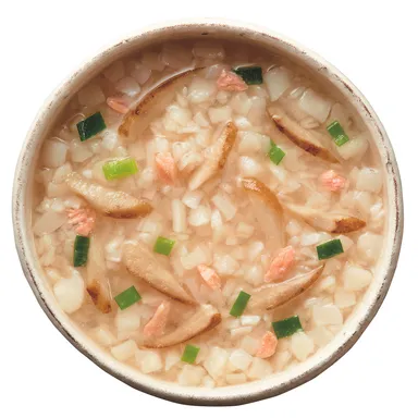 一杯の贅沢 稲庭うどん麺がゆ 秋田味噌仕立て 調理例