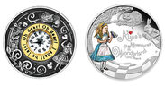 不思議の国のアリス発刊周年の記念コインが登場～時計が埋め込ま